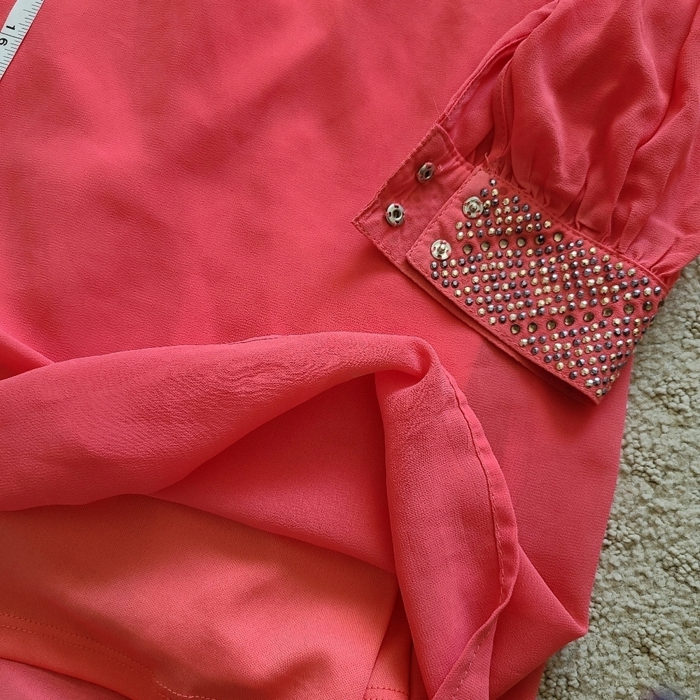 Tunic - One Shoulder, Cut Sleeve - Picture 6 of 7